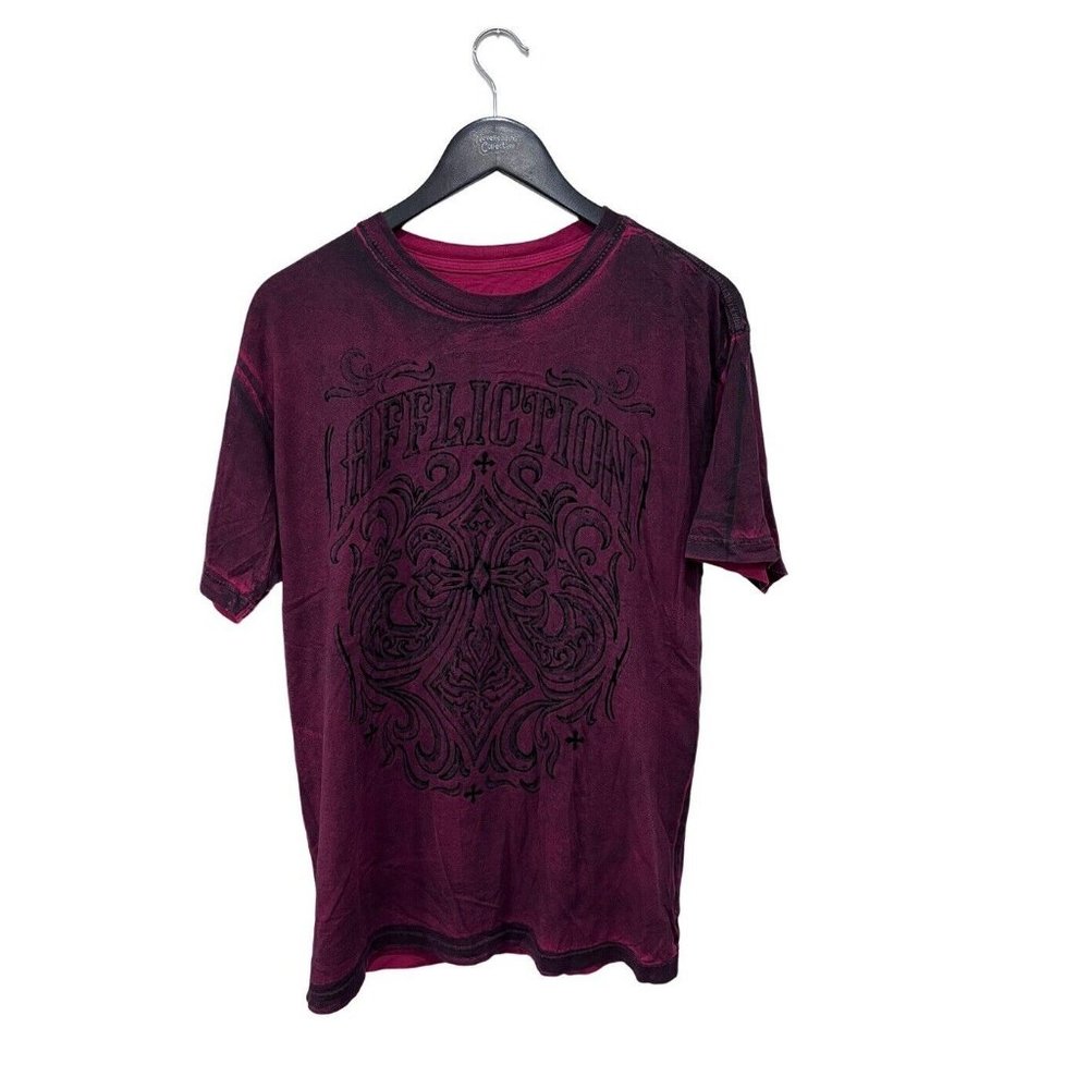 Affliction Double Sided Y2K Size XL TShirt